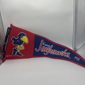Kansas Jayhawks Official License Will  Pennant  13" X 32"